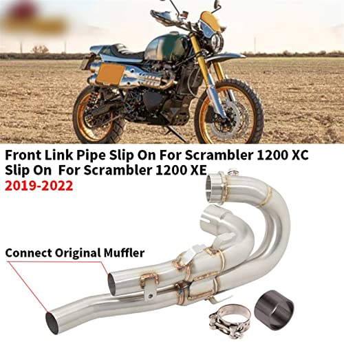 Escape Triumph Scrambler 1200 colector frontal completo para modelos XC y XE 2