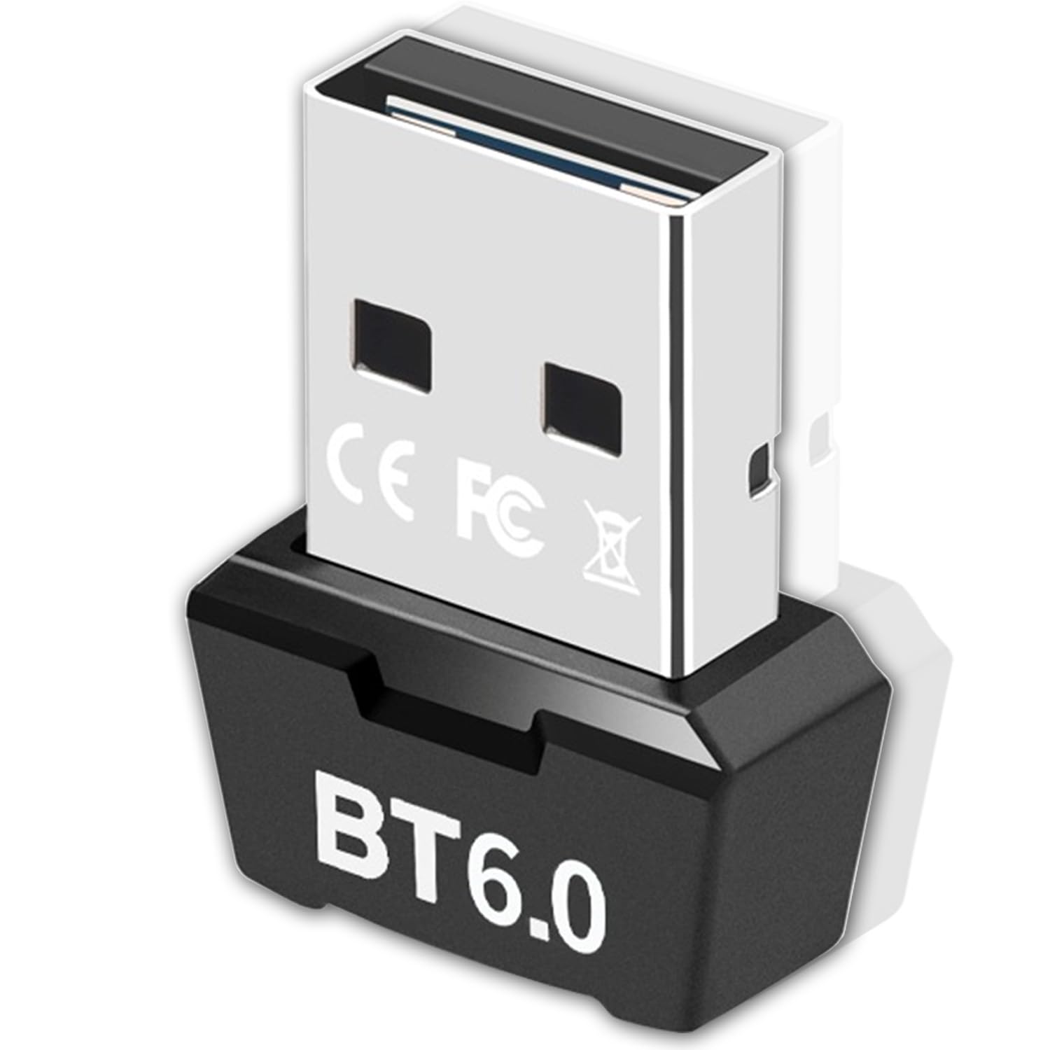 Adaptador Bluetooth 5.4, Plug & Play USB Bluetooth Stick Dongle (EDR y BLE) para PC, portátil, Ordenador de Escritorio, Compatible con Windows 11/10/8.1/7 (T602)