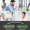 Wireless Headset with Mic for Work, Bluetooth Headset with Microphone (Noise Cancelling & Mute Button), Wireless Headphones with Mic for Work from Home/Office/PC/Call Center/Computer/Laptop/Teams/Zoom