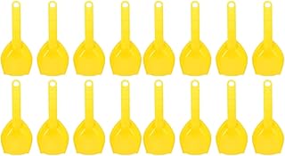 Zerodeko 16 Pieces Plastic Sand Shovels Beach Toy Shovels Mini Beach Diggers Gardening Digging Toys for Kids Toddlers Boys Girls Fun Birthday Party Favors and Gifts, Yellow