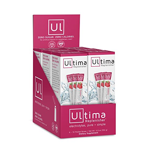 Ultima Hydrating Electrolyte Powder, Raspberry, 60 Count Stickpacks - //coolthings.us