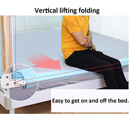 Barrière de lit robuste antichute bébé avec levage vertical réglable - 6