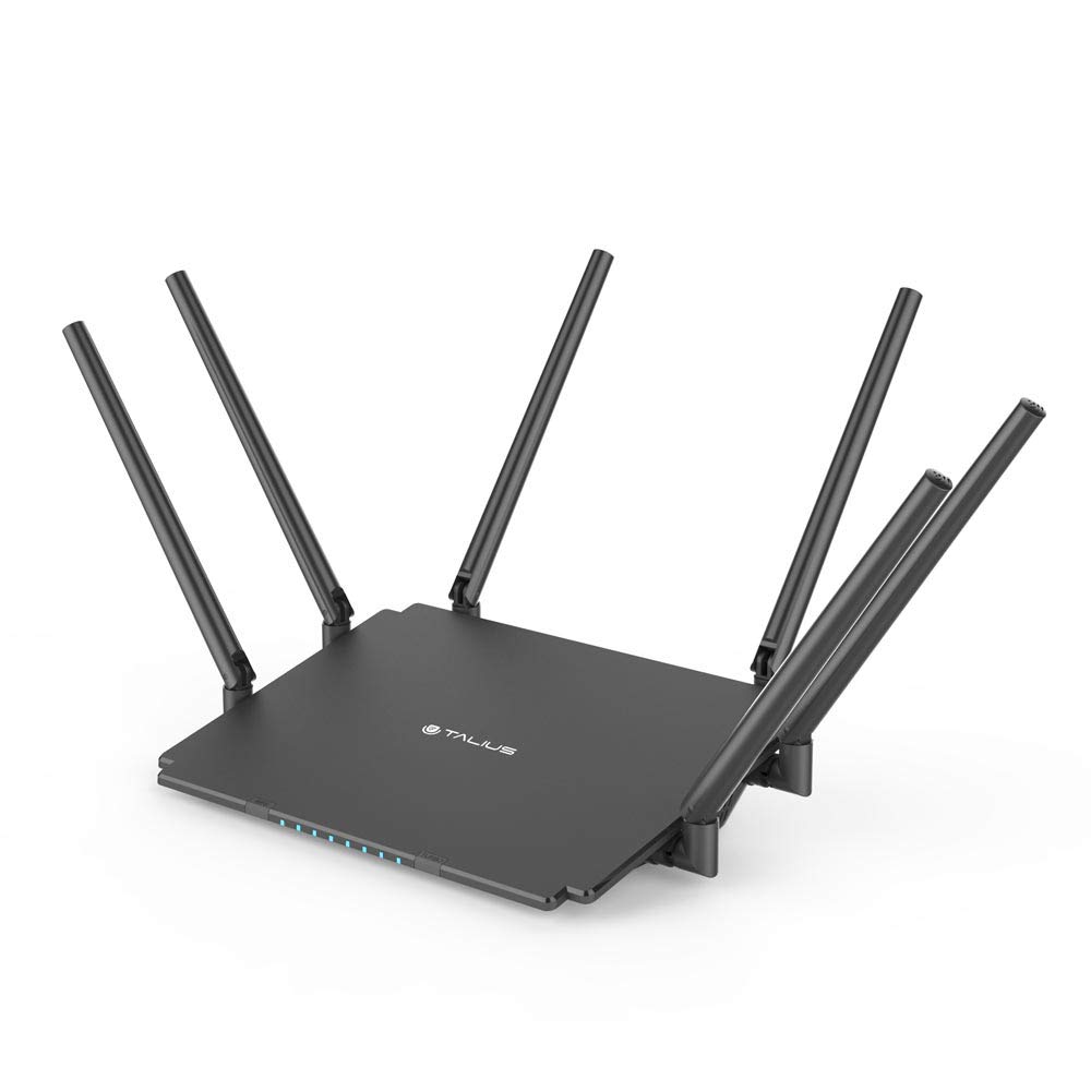 Talius RT-2100GLAN Router WiFi Dual Band 4 Puertos, Antenas