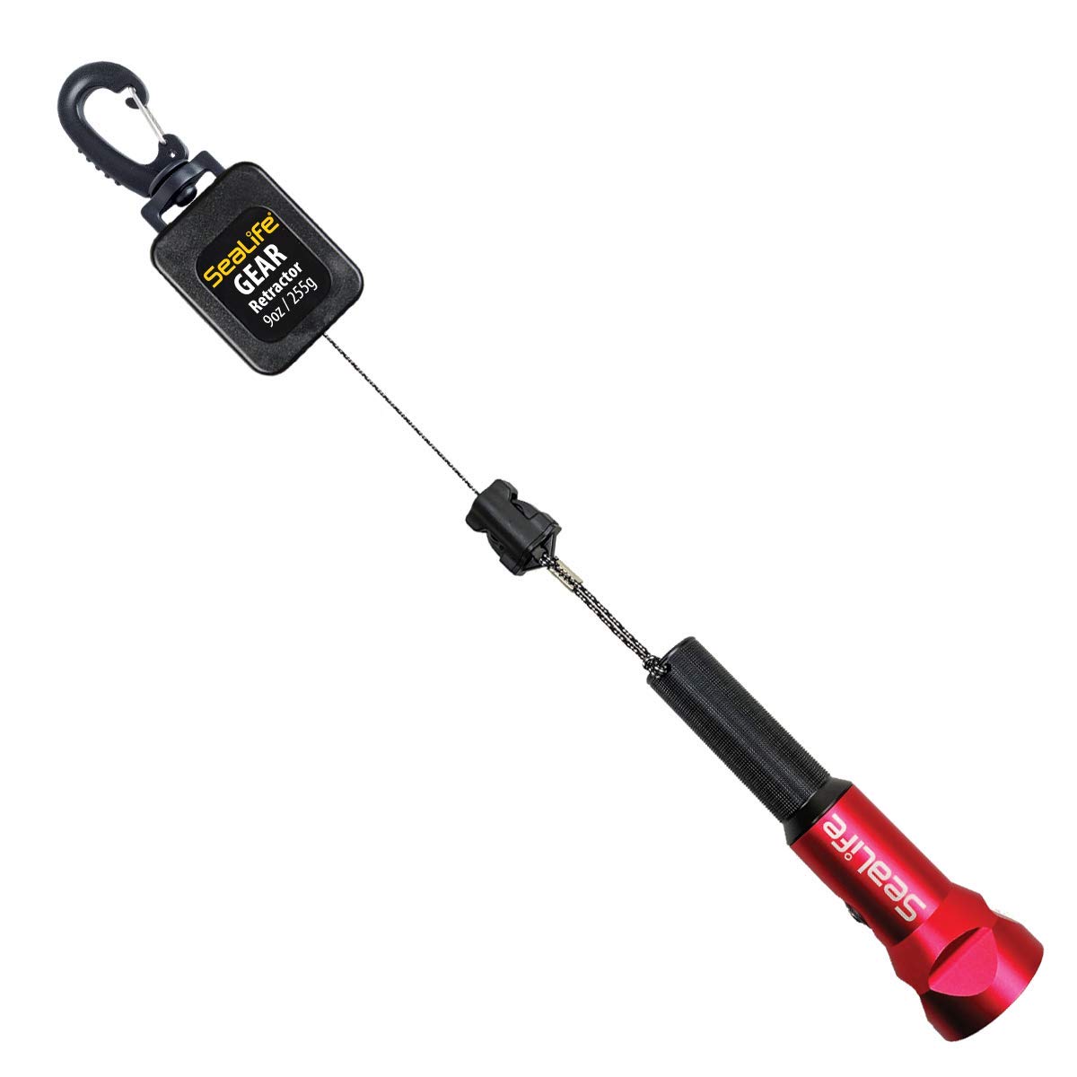 SeaLife Compact Underwater Retractor 255.1 g Rückzugskraft 81,3 cm maximale Länge Hält Mini-Lichter, Micro Series und RM-4K Kameras