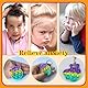 32 Stück Zappel-Schlüsselanhänger-Spielzeuge in Großpackung – Mini-Pop-Sensory-Fidgets für Kinder, Partygeschenke, Schatzkistenpreise, Klassenzimmer-Belohnungen, Goodie-Bag-Füller und Karnevalsspiele