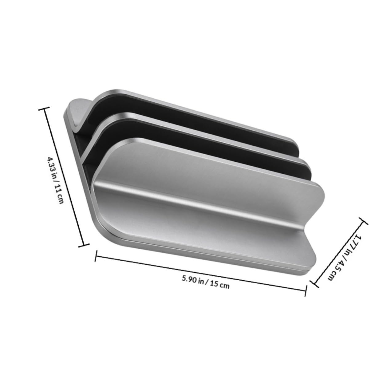 CALLARON Supporto Verticale per Laptop in Lega di Alluminio, Base per Tablet da Scrivania, Supporto Doppio Slot Leggero e Resistente per Computer Portatile, Stabile e Portatile per Uso