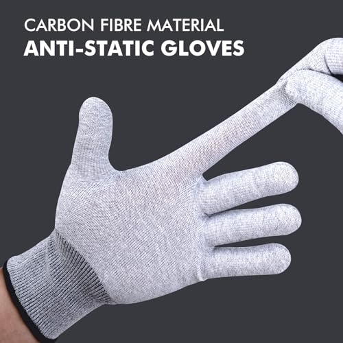 Image of FOSHIO Vinyl Magnets Window Tint Kit, 6PCS Car Wrap Magnets & Vinyl Wrap Gloves, Felt Squeegee and Felt Tape, Utility Knife Set Wrapping Paper Cutter, Micro Squeegee Corner Squeegee Window Tint Tools