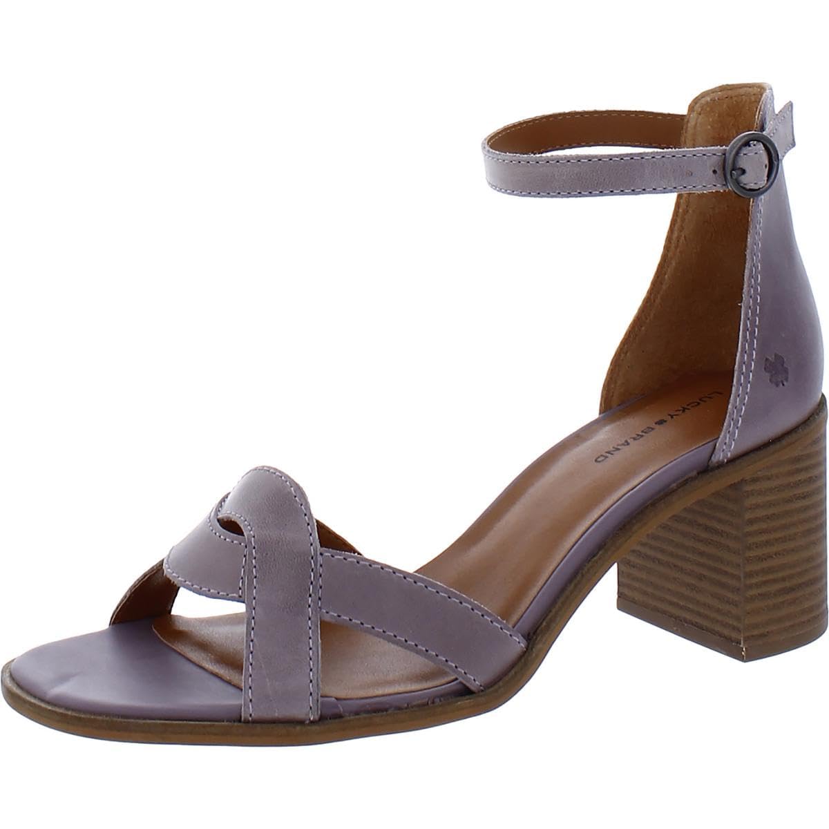 Lucky Brand Women's Sarwa Ankle Strap Heeled Sandal
