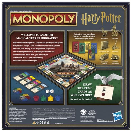 Monopoly Harry Potter Edition Board Game for Kids 8+, Strategy Family … &mdash; image 6