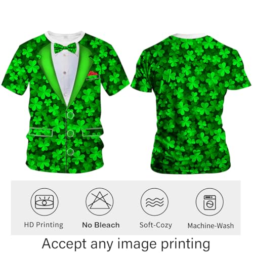 Blissboy Funny Tuxedo Graphic T-Shirt Novelty Short Sleeve Crewneck Shirt