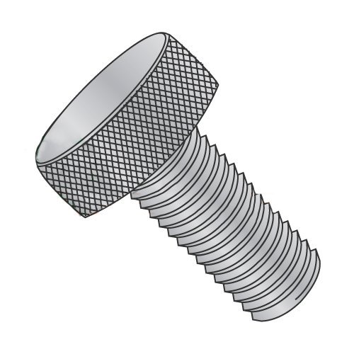 10-32 x 5/8" Knurled Thumb Screws/Aluminum (Carton: 100 pcs)