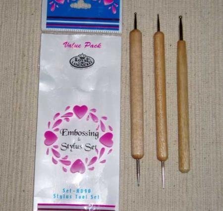 3 Pc Embossing Stylus Tool Set- Scrapbooking, Stampin-image-16