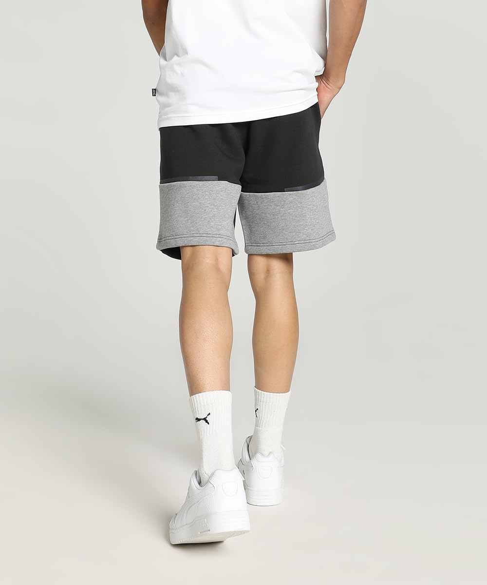 PUMA Pantalones Cortos Casuales Teamcup - Pantalones Cortos de Punto Hombre