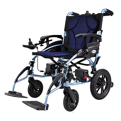 VGAGV Silla de Ruedas portatil de Moda Peso Plegable 120Kg de la Vespa Mayor discapacitada automática Inteligente de la aleación de Aluminio