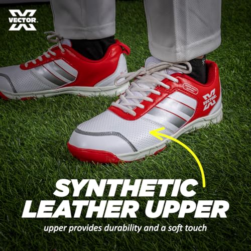 Image of Vector X Blast-7.0 Stud Cricket Shoes, Synthetic Upper, Rubber Outsole, Designed to Elevate Your Game to New Heights Power, Precision, and Comfort