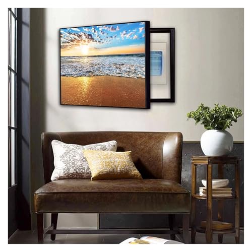 GHHQQZ Electric Meter Box Cover Decorative Painting Horizontal Style Wall Mounted Electrical Panel Cover Distribution Box Hanging Pictures Office Study(B,30x40cm)