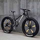 Design d'absorption des chocs : ce VTT tout-terrain dispose d'une fourche avant absorbant les chocs avec une paroi extérieure robuste pour une résistance accrue aux chocs. Les amortisseurs améliorés absorbent efficacement les chocs, tandis que les barres parallèles s'adaptent aux différentes conditions de route. L'amortisseur arrière et le double système d'absorption des chocs augmentent considérablement le confort de conduite.
