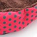 Masione Pet Bed Dog Puppy Cat Soft Cotton Fleece Warm Nest House Mat (Red)