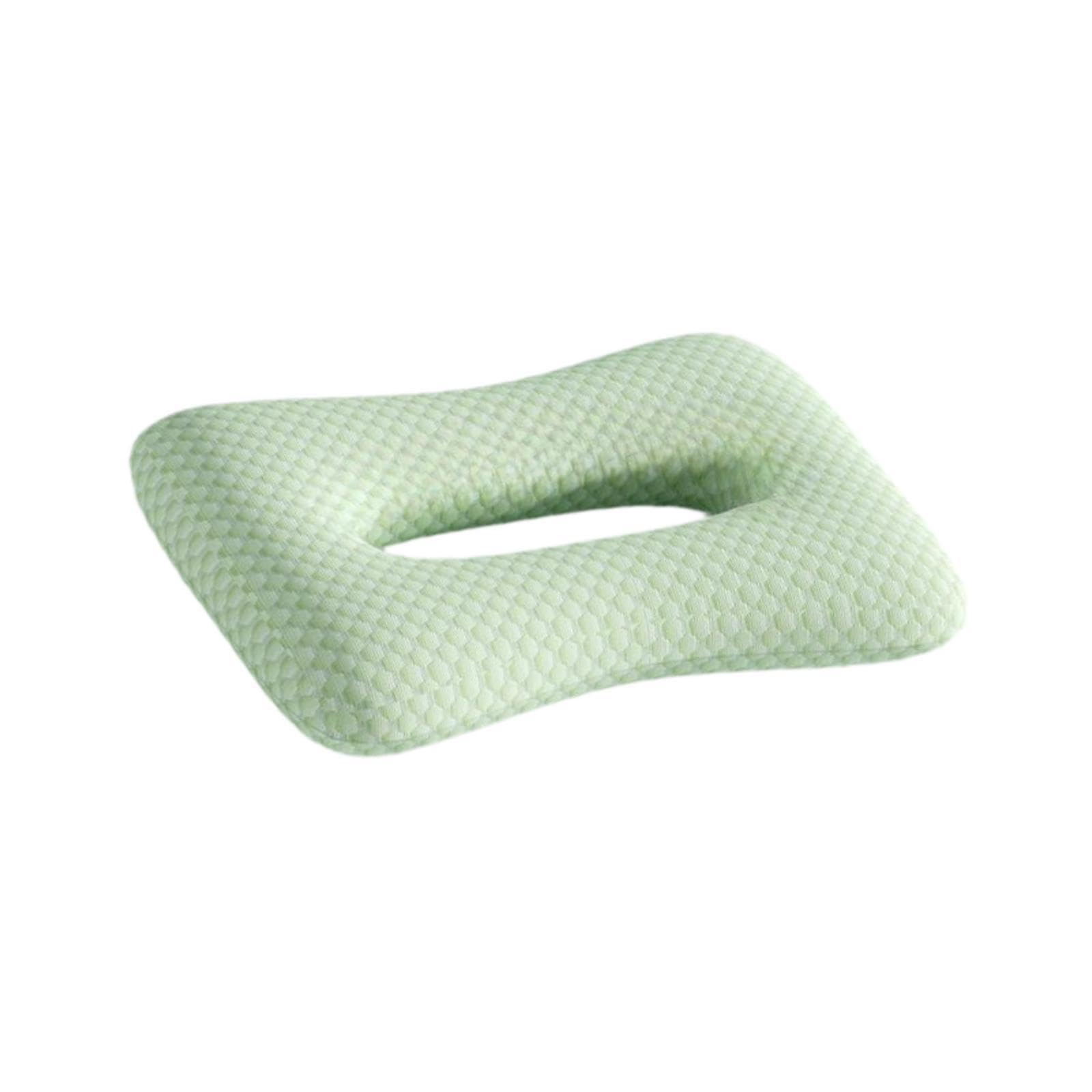 Zambuph Ear Guard Pillow Lightweight Home Offers Breathable Fabric Ensuring Support And Comfort While Sleeping Ear Guard Pillow Removable Cover Lightweight, Green, 54x36x10cm