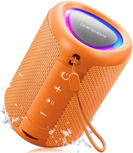 Image of Portable Bluetooth Speaker Beach Essentials: IPX5 Waterproof for Outdoor /Powerful HD Sound /Dynamic Light /All Day Playtime /Wireless BT 5.3 /TWS Pairing, Travel|Camping|Pool Accessorie, School Supplies