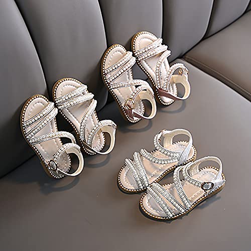 Toddler Flower Girl Sandals Girl Summer Dress Shoes Open Toe Little Girls Princess Dress up Clothes for Little Girls3