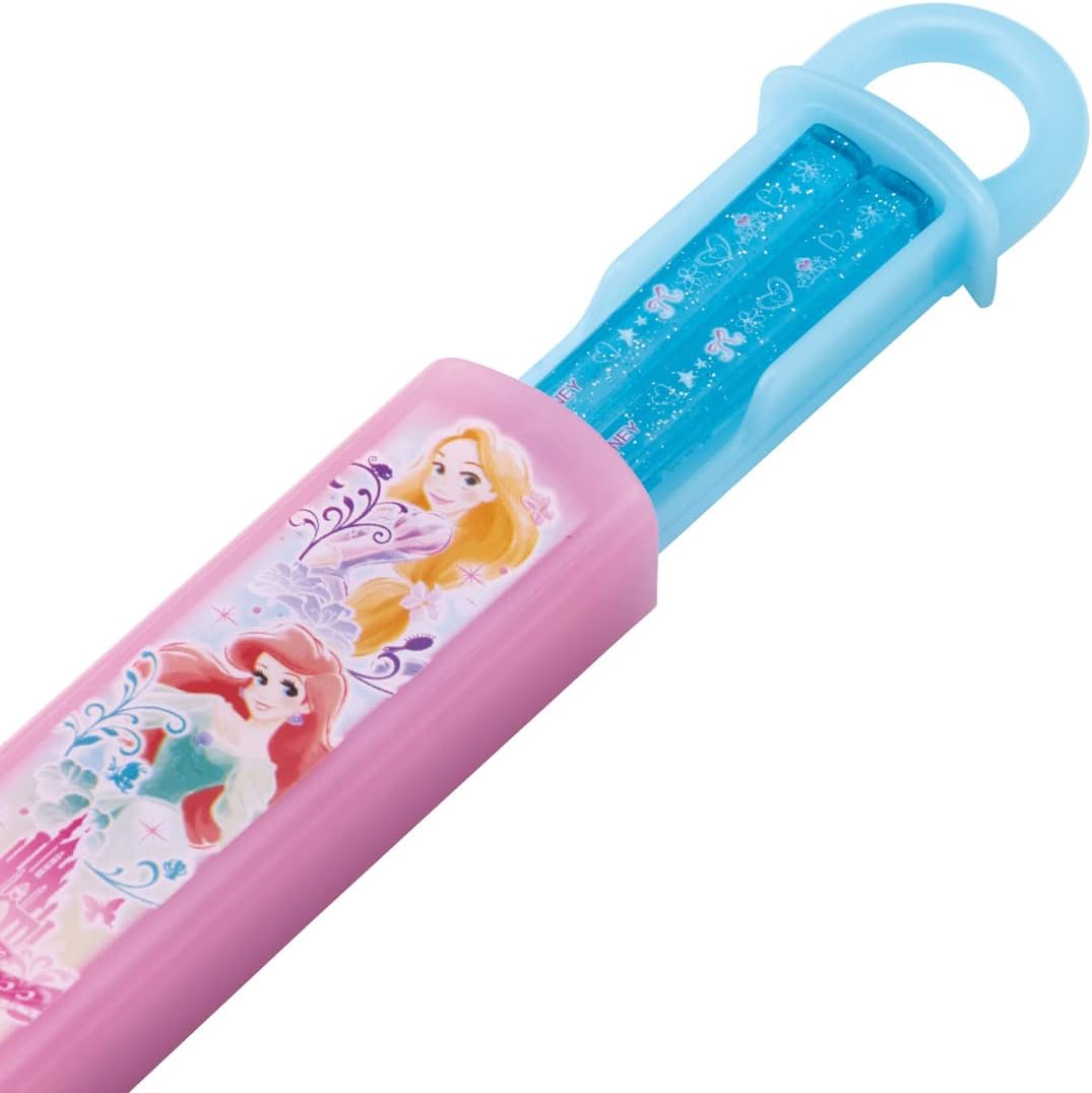 ディズニープリンセス 抗菌スライド箸と箸箱セット アリエル 22 ディズニー 映画 アニメ 姫 プリンセス