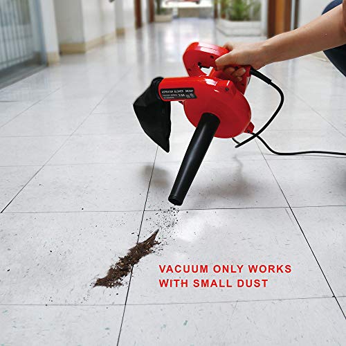 Toolman Corded Electric Leaf Sweeper Vacuum Blower 3.5A for Heavy Duty DB2507