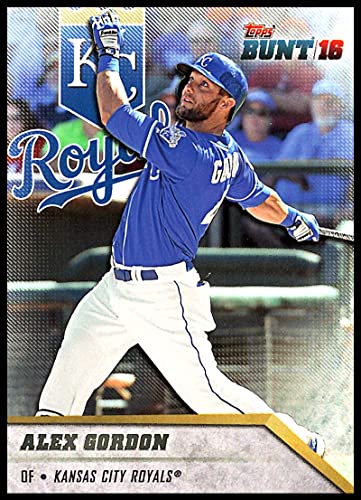 2016 Topps Bunt #8 Alex Gordon Royals MLB Baseball Card NM-MT