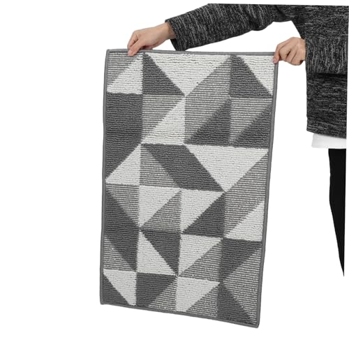Tapis entrée lavable géométrique antidérapant ifundom pour couloir