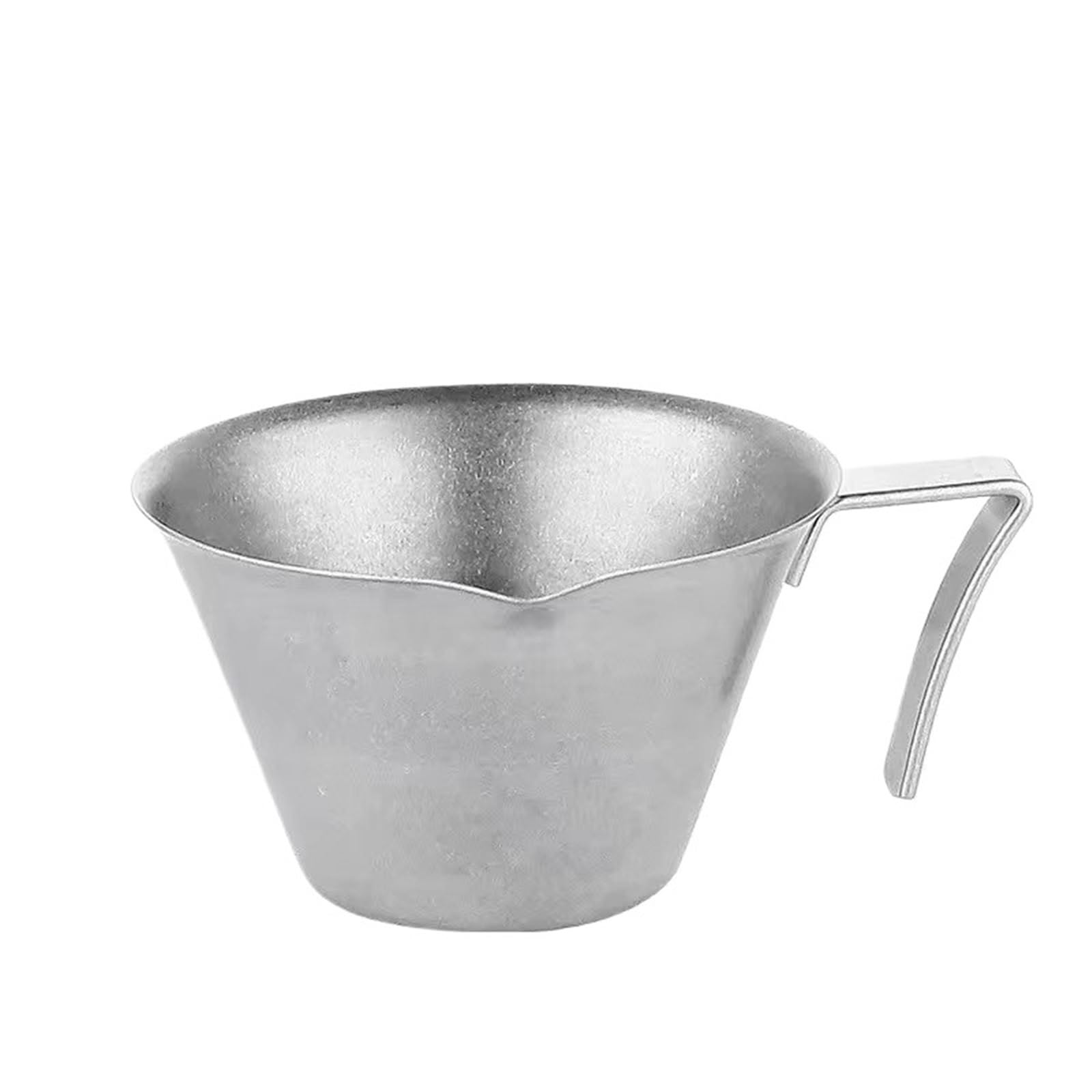 Taza de café acero inoxidable, taza extracción Espresso con boquilla guía, práctica onzas, accesorios cocina y cafetería, 3 uds Para Espumar(Grey-100ml)