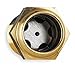 3/4 inch Sight Diameter, 3/4 inch Thread, 1 inch Long, Low Pressure Pipe Thread Lube Sight, with Reflector, Sight Glass and Flow Sight
