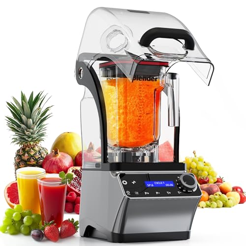 WantJoin Commercial Blender - 68 oz Quiet...