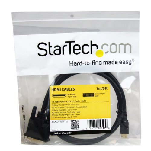 StarTech.com 1 m mini HDMI-naar-DVI-D-kabel - M/M - Image 7
