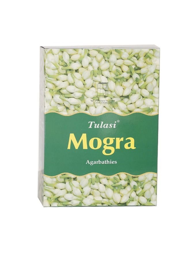 Tulasi-Mogra Agarbathies 20 Incense Sticks Pack Of 12