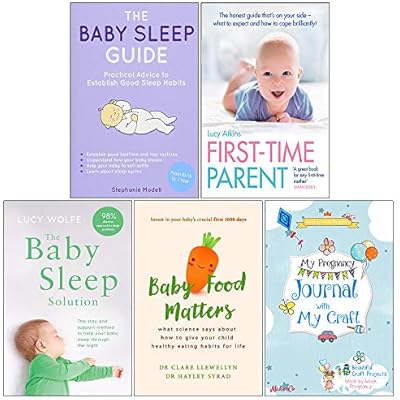The Baby Sleep Guide, First Time Parent, The Baby Sleep Solution, Baby Food Matters, My Pregnancy Journal With My Craft 5 Books Collection Set
