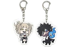 Toga and Dabi Character Keychains
