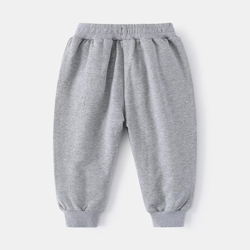 Toddler Baby Boys Girls Sweatpants Elastic Basic Long Pants Joggers Solid Color Soft Kids Youth Trousers with Pockets2