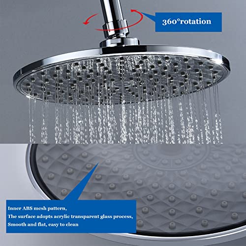 Ensemble de douche à effet pluie mitigeur monocommande robinet mural