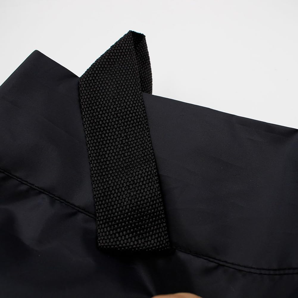 Bolsa de almacenamiento para tienda de campaña al aire libre, bolsa de lona impermeable con cuerda ajustable, doble asa para toldo de cenador, 3 x 3 m, 3 x 4,5 m, 3 x 6 m (S 140 x 34 x 34 cm)