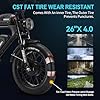 tokera MEELOD Electric Bike for Adults 2400W Dual Brushless Motor Dual 48V 40AH Removable Battery Ebike,35MPH Mountain Ebike,48V LED Headlight,Color LCD Display,Dual Shock Absorber #3