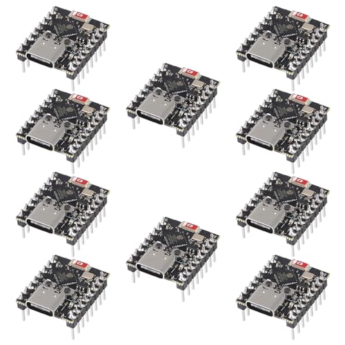 Image of 10PCS ESP32-C3 esp32-c3 Development Board ESP32 Supermini Development Board with WiFi /Bluetooth 5.0 ESP32 Mini Module, 160MHz, 400KB SRAM Compatible with Arduino