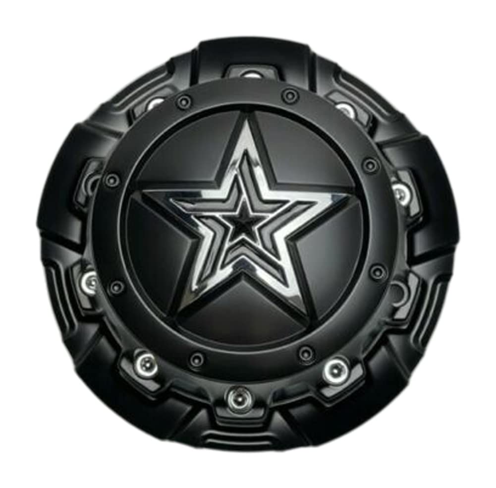 Amazon.com: Dropstars Satin Black Tall Wheel Center Cap