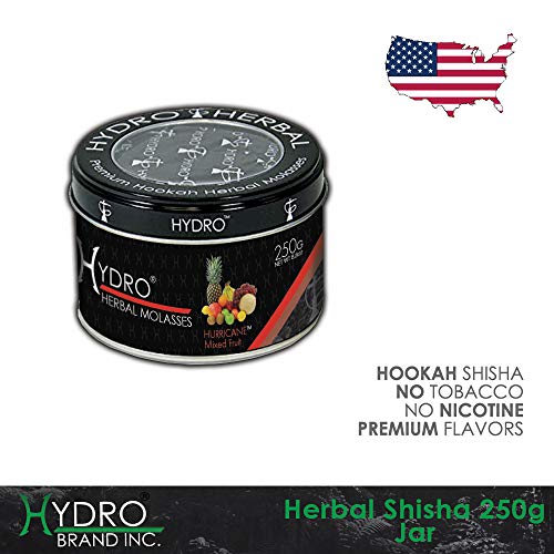 Hydro Herbal Hookah Shisha 250g Can - Hurricane - Mixed Fruit - [Premium Flavor - Tobacco Free, Nicotine Free] Hurricane - Thumbnail 2
