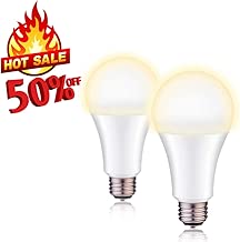 LED Light Bulbs 3-Way 50/100/150W Equivalent YAMAO A21 2700K Soft White Light Bulbs UL Listed 800/1500/2200LM (2 Pack) - coolthings.us