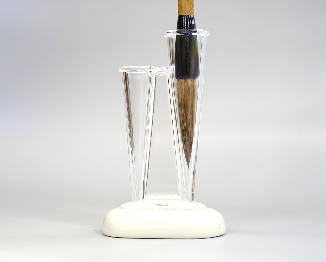 Amazon.co.jp: 弘梅堂 筆立て プラ筆立て 2本立 : 文房具・オフィス用品