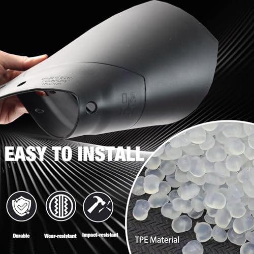 Image of XUKEY 4PCS Mud Flaps Splash Guard for Tesla Cybertruck 2025 2024 Mudguards Mudflaps Fender Tire Protector Rear Front Car Accessories Replacement