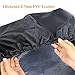 YOCTM Thickening Leather Spare Tire Wheel Cover for Jeep Wrangler JK JL JT TJ Sahara Rubicon Hummer FJ Fits 31-33 Inch Tires White Print One Life Live It (fits: 265/75R16, 255/75R17)