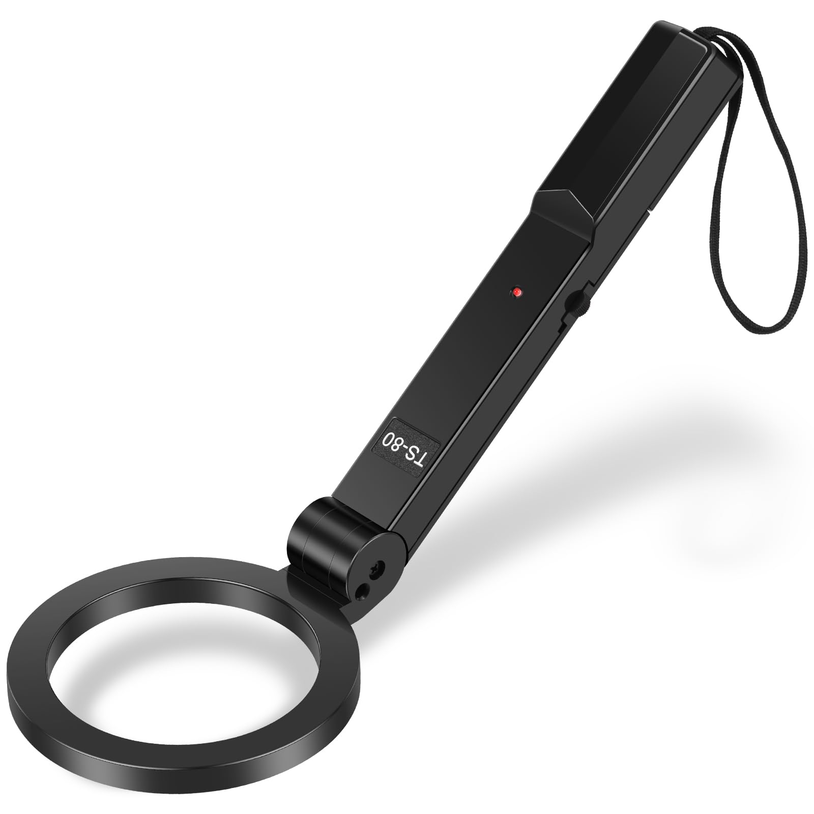 Handheld Metal Detector Waterproof Portable High Sensitivity Metal Detector Wand, Folding Detection Equipment with LCD Screen 2 Alerts Modes Audible & Vibration for Treasure Hunting Airports Security