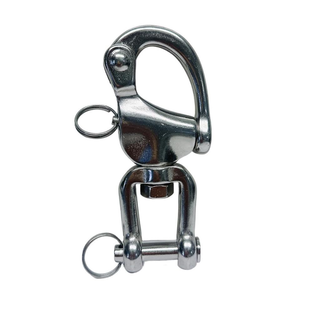 Prolinemax 4 Pc 5 Swivel JAW Snap Shackle SS316 Stainless Steel Shackle Forged Boat Anchor