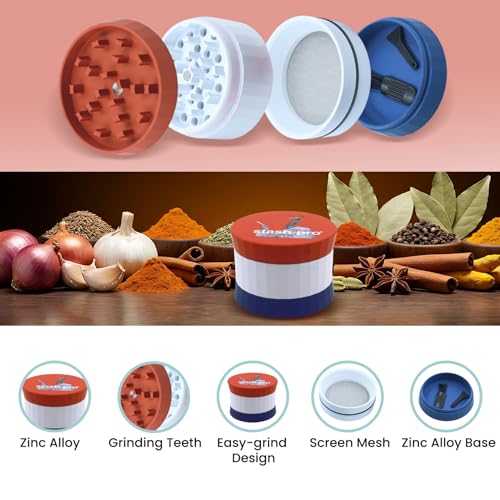 Image of Stash-Pro Crushers Metal Solid Herb Grinder | Herb Crusher Machine Roller Joint Crashers (Silicone 60MM)